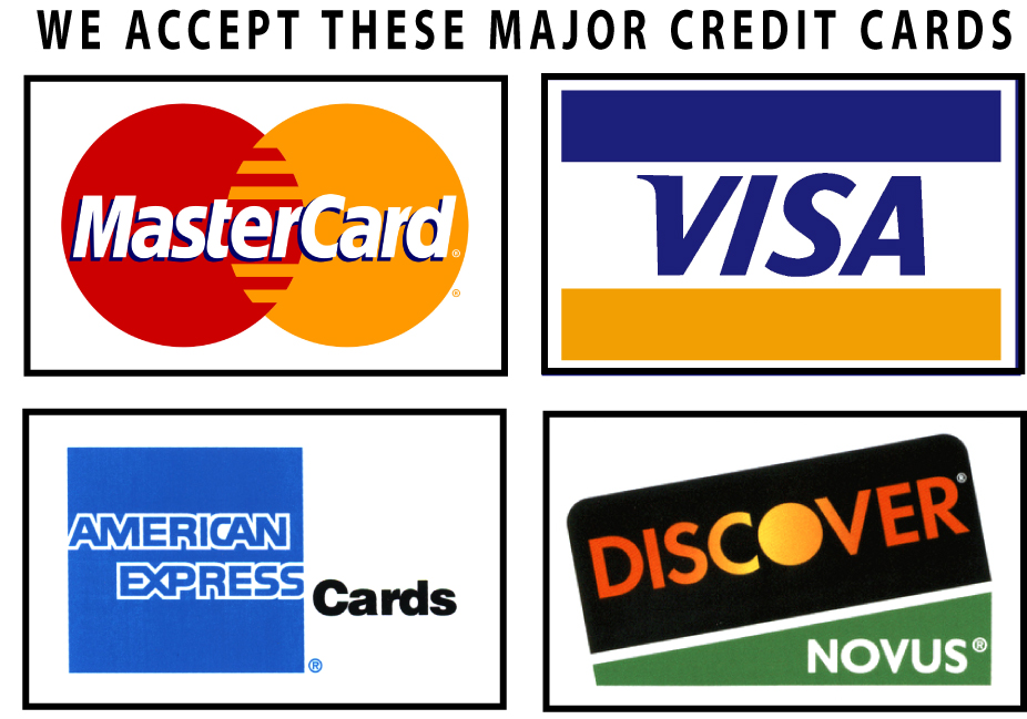 How do you accept credit cards?